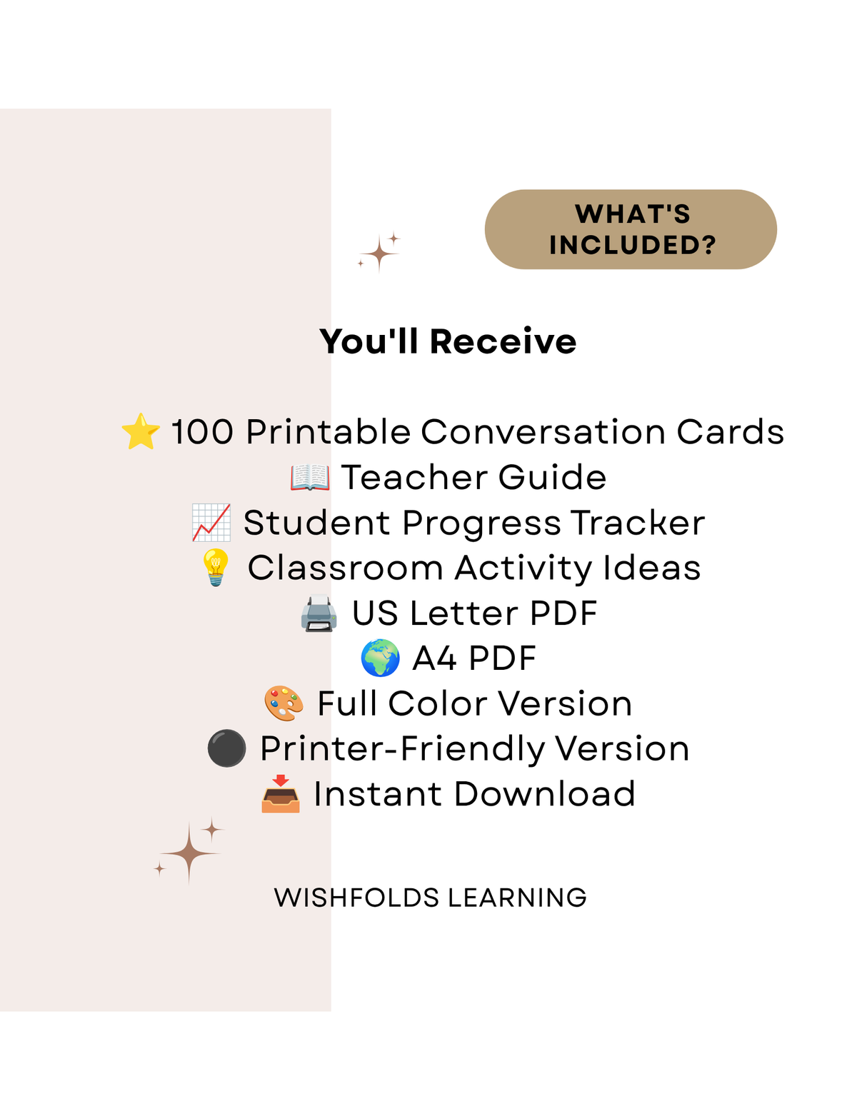 100 Beginner English Speaking Cards