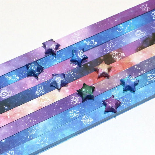 Galaxy Origami Star Strips