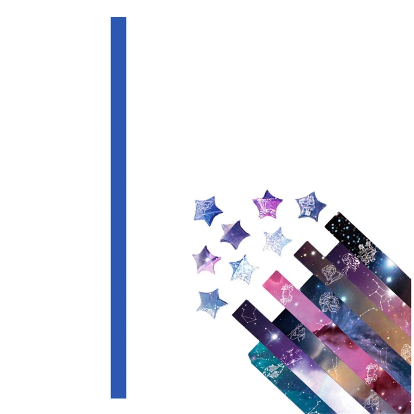 Galaxy Origami Star Strips