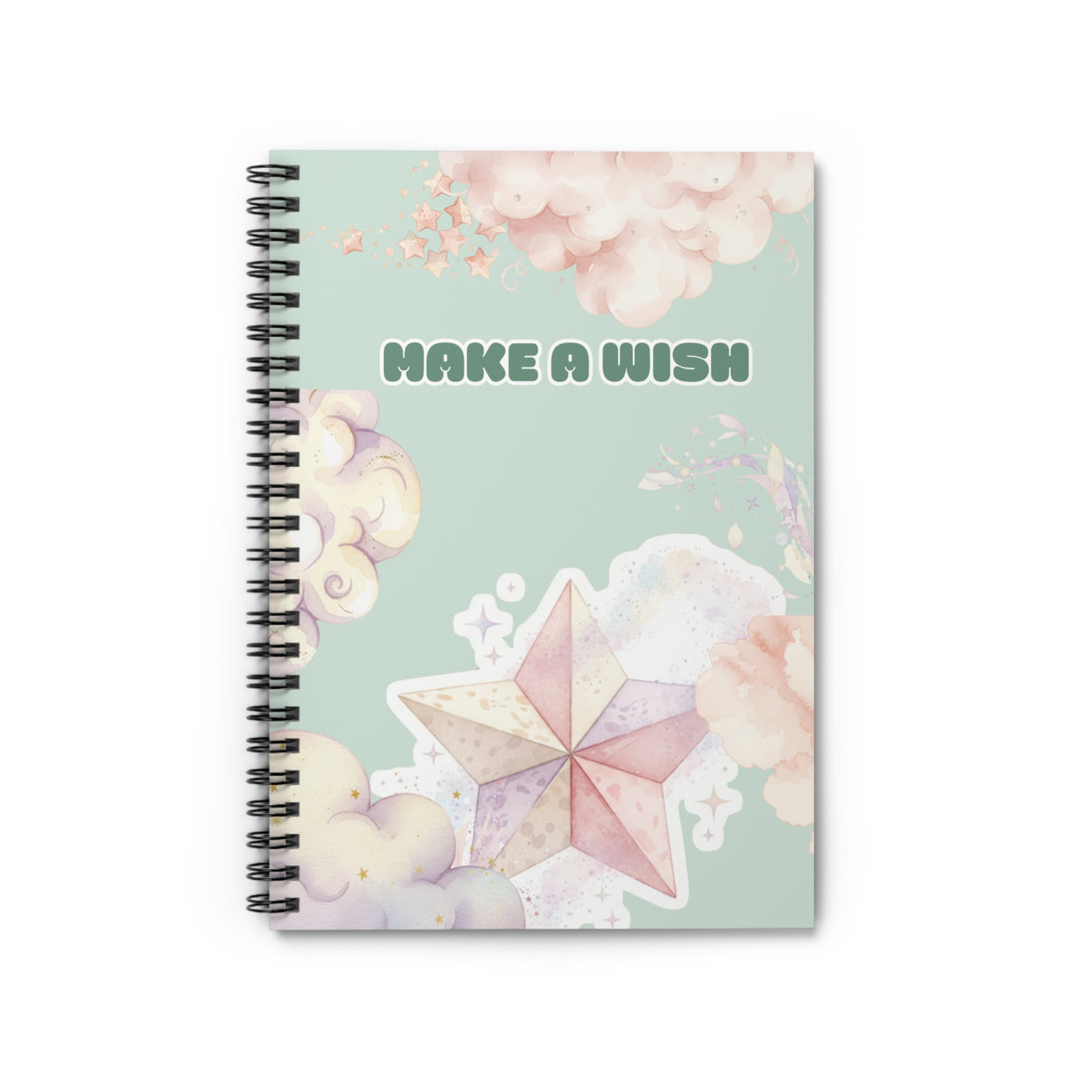 Make a Wish – Cozy Origami Star Spiral Notebook | Wishfolds™