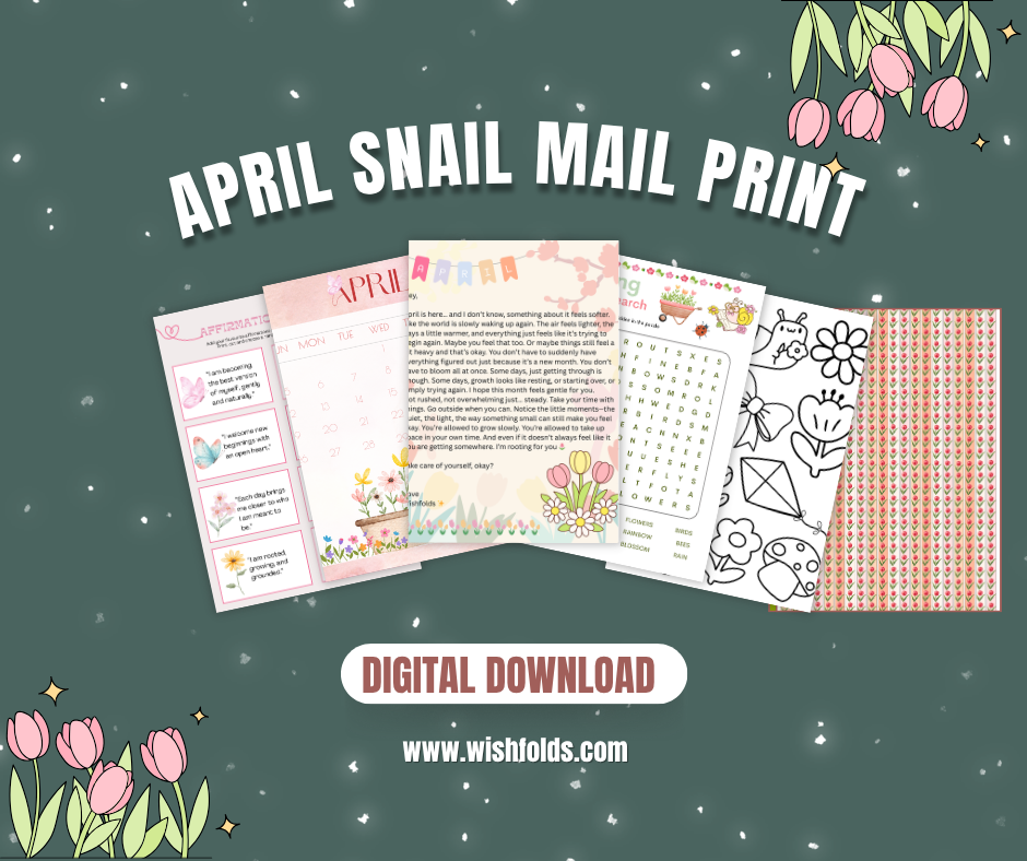 April Snail Mail Club Print 💌