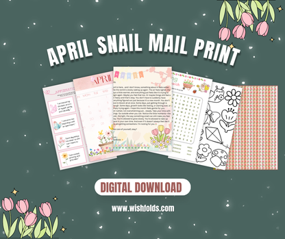 April Snail Mail Club Print 💌