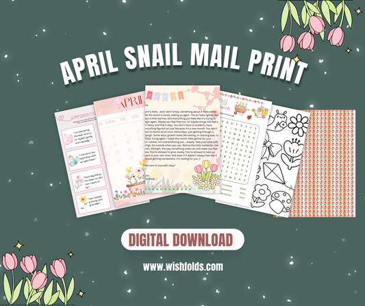 April Snail Mail Club Print 💌