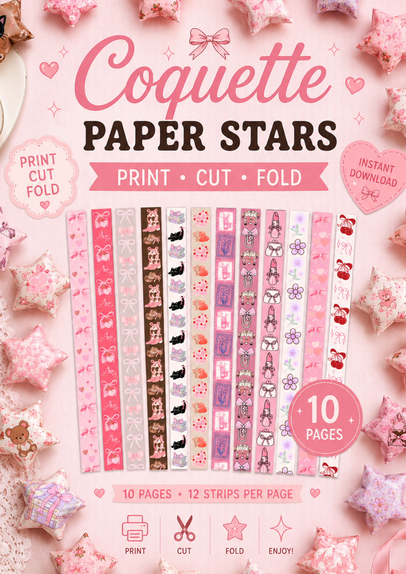 Coquette Charm Lucky Stars