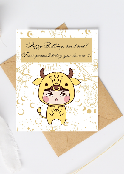 Zodiac Birthday Greeting Cards
