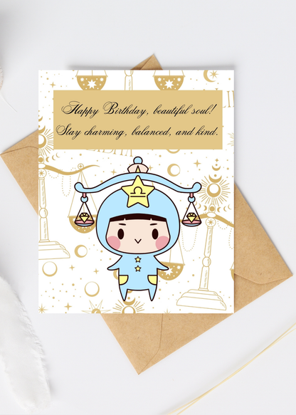 Zodiac Birthday Greeting Cards