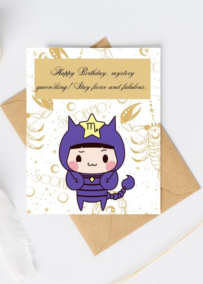 Zodiac Birthday Greeting Cards