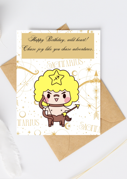 Zodiac Birthday Greeting Cards