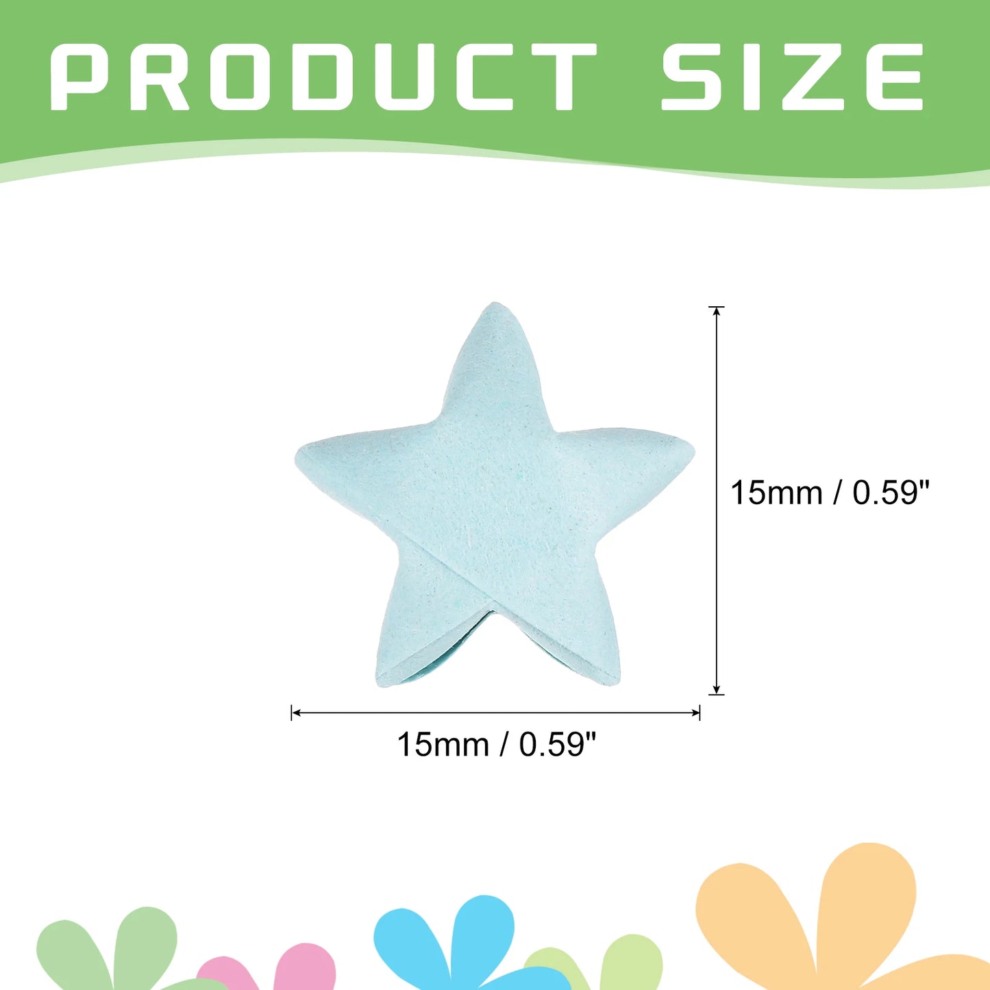 272pcs Craft Stars