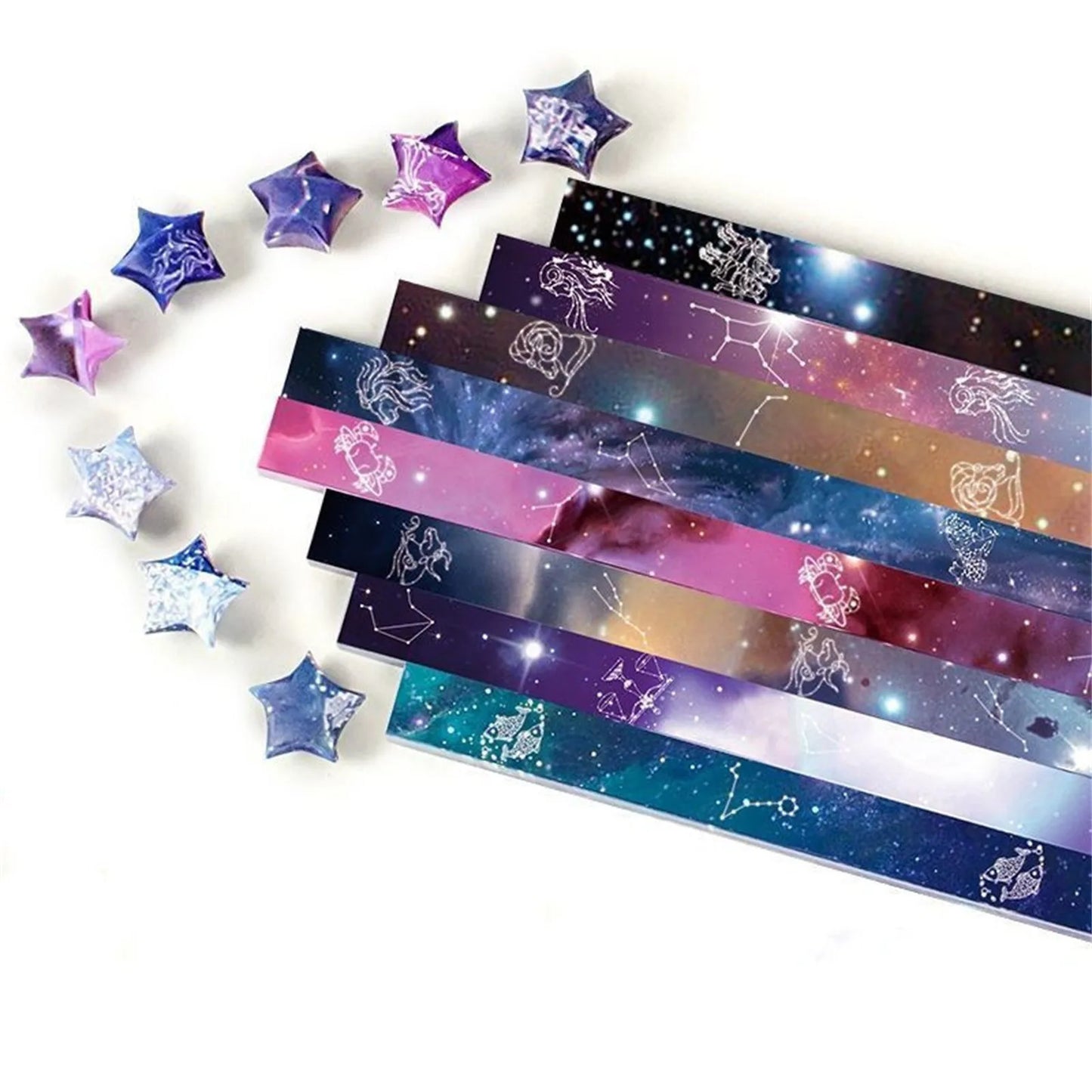 Galaxy Origami Star Strips